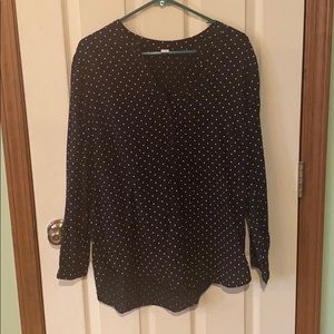 Polka dot blouse